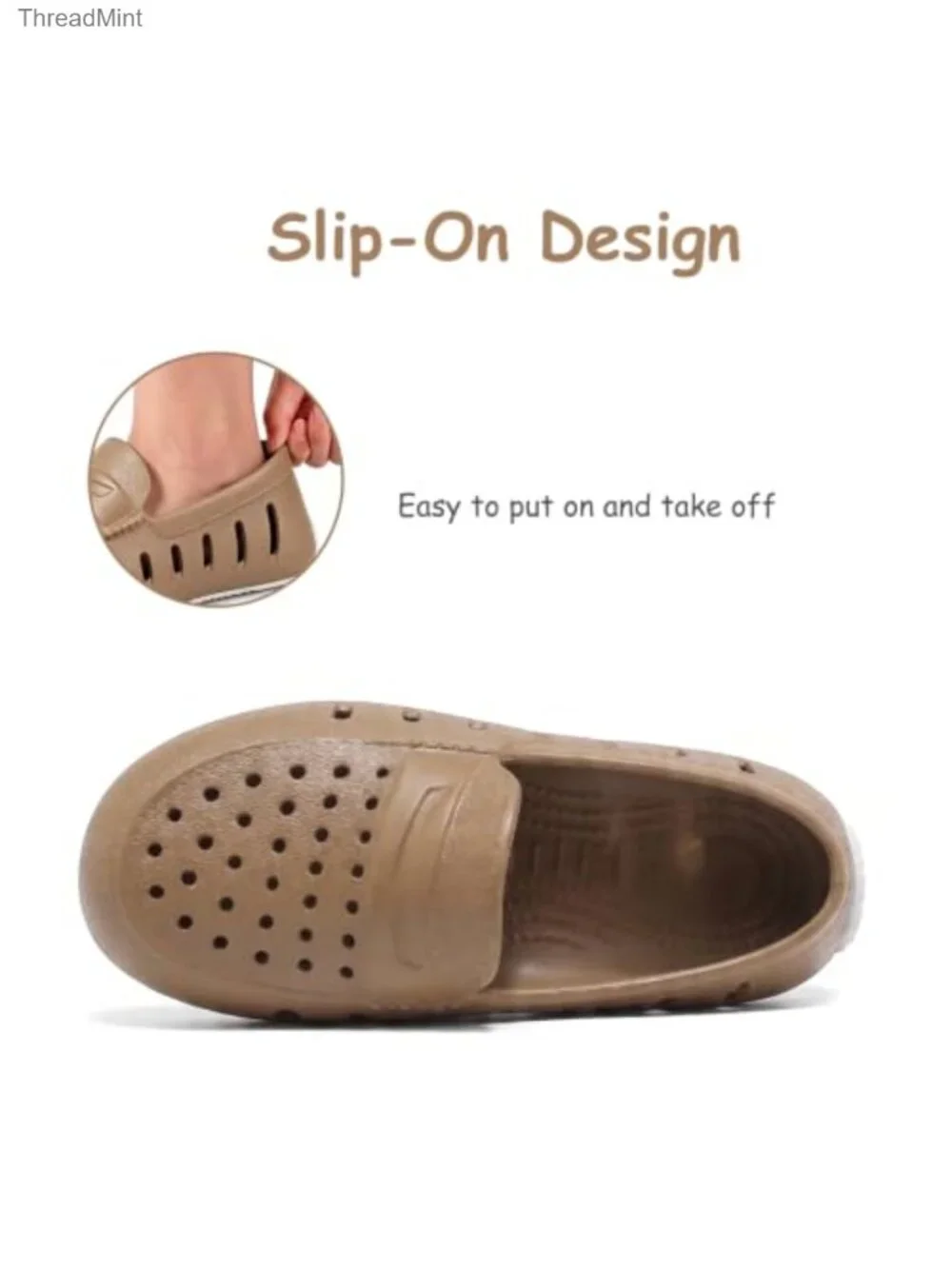 Toddler Waterproof Slip On Sandals for Boys Girls Beach Pool Summer Shoes